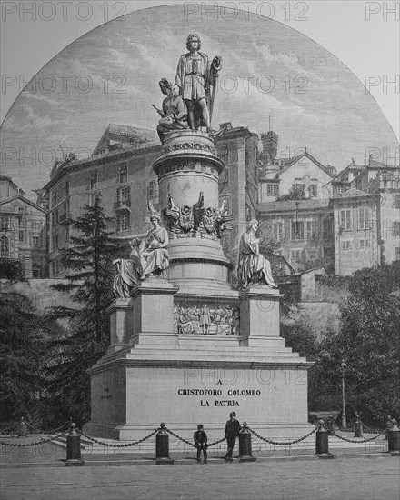 The Columbus Monument in Genoa