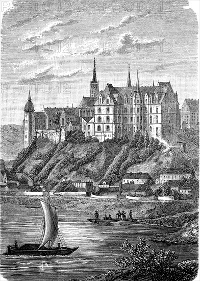 The castle Albrechtburg near Meissen