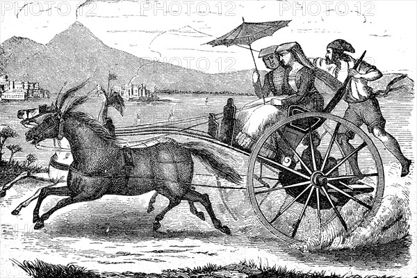 Carriage from Naples in 1860
