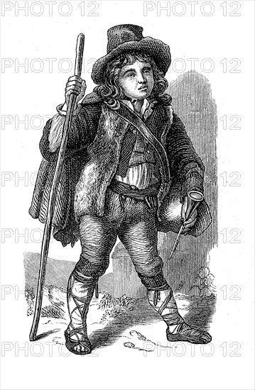 Roman shepherd boy in the late Middle Ages