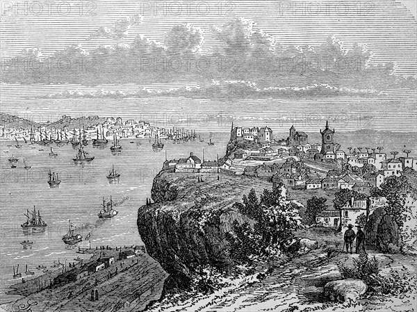 Lisbon in Portugal in 1880 / Lissabon in Portugal im Jahre 1880