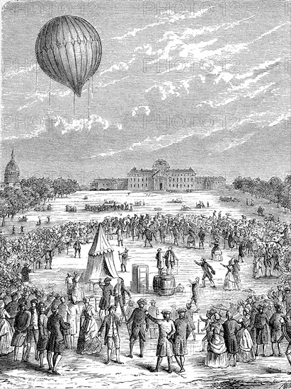 Ascent of a balloon
