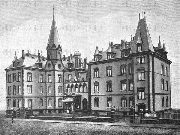 The nurses' home in Wiesbaden