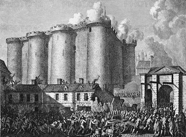 Storming of the Bastille on 14th July 1789 is one of the major events at the beginning of the French Revolution. The Bastille