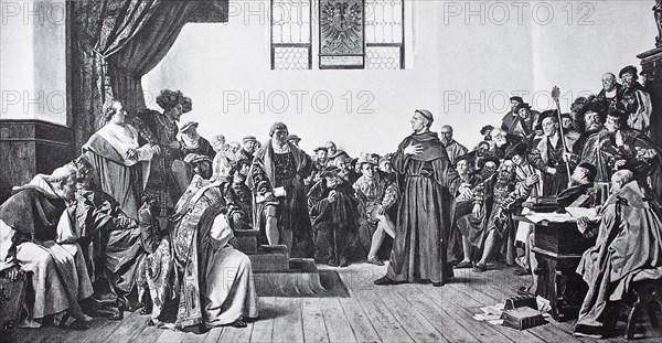 Martin Luther at the Diet of Worms