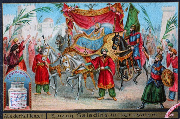 Picture series from the Caliph time feed of Sultan Saladin in Jerusalem