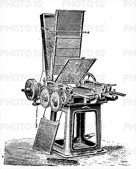 Match inserting machine from the Roller machine factory in Berlin