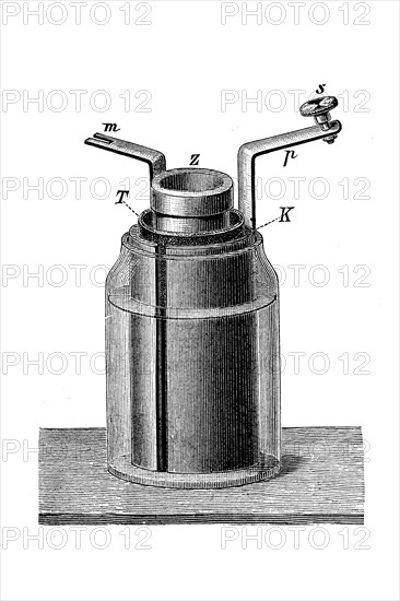 The Daniell cell is a type of electrochemical cell invented in 1836 by John Frederic Daniell