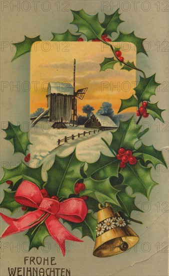 Historical Christmas card from Holland