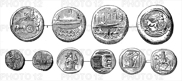 Coins from ancient Persia