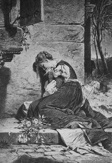 Gretchen die Schmerzensreiche after Goethe's Faust