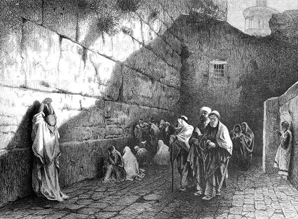At the Wailing Wall in Jerusalem