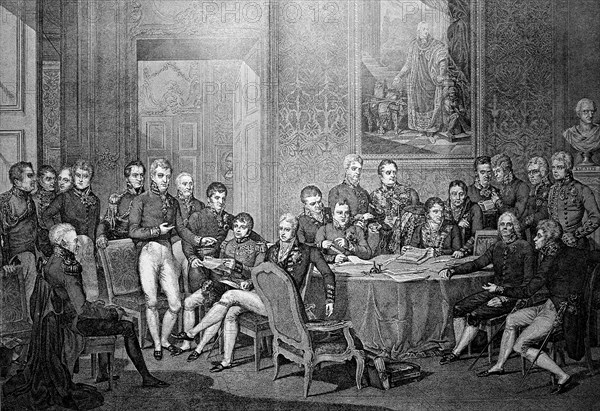 After the defeat of Napoleon Bonaparte in the coalition wars