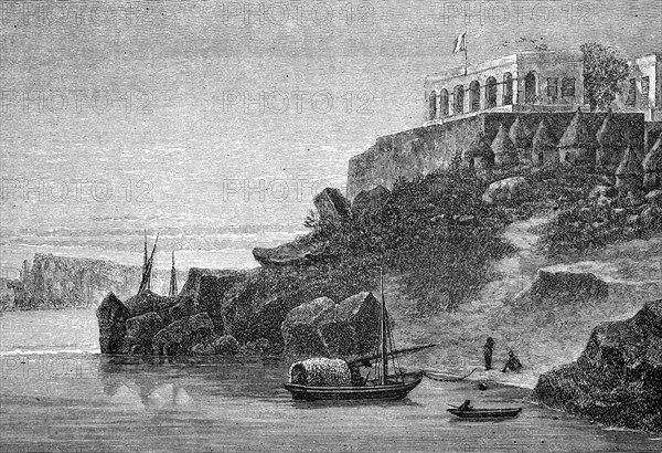 the former French Fort Faidherbe at Senegal