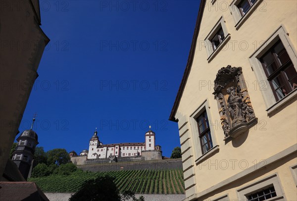 Rectory at the santa burkard basilica,fortress Marienberg