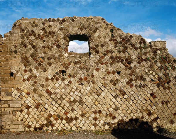 Pompeii, Detail of a wall