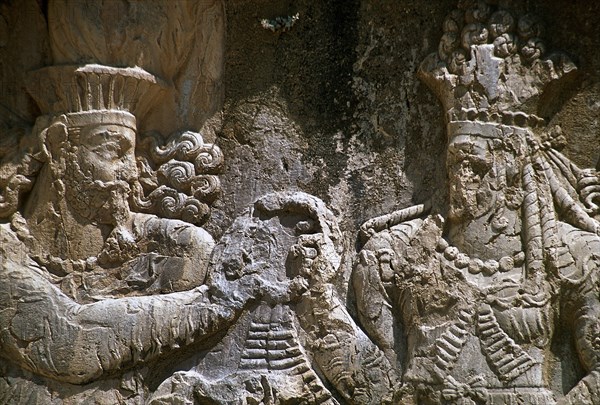 Sassanian rock relief