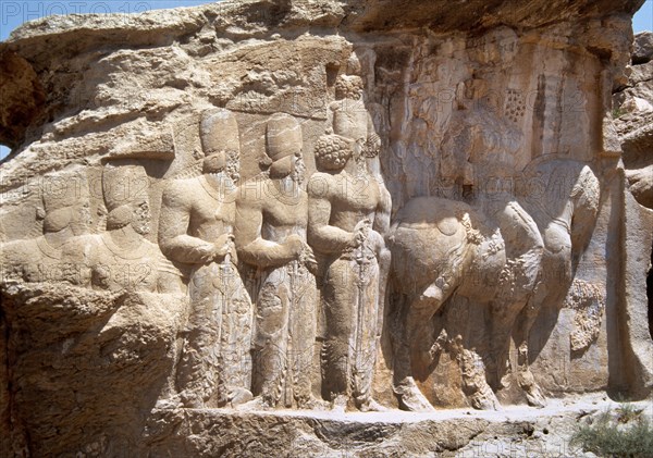 Sasanians, Relief of Shapur's Parade