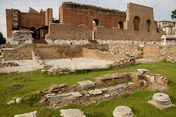 Patras, Greece, View of the Roman Odeon