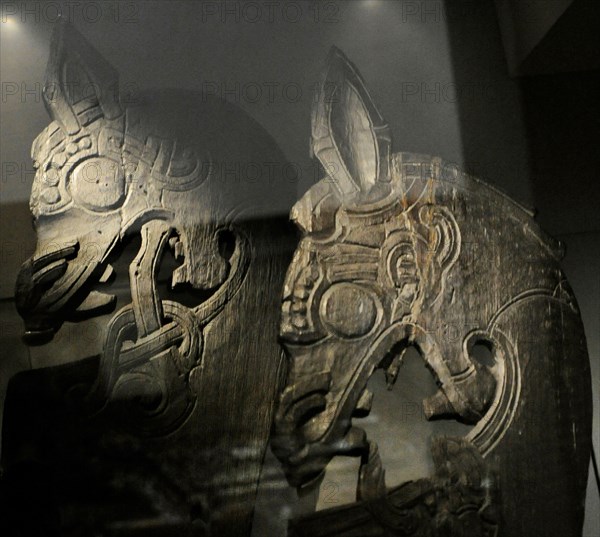 Carved wooden figures used as offerings