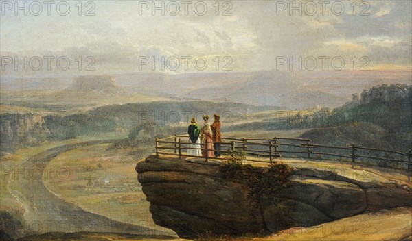 Johan Christian Dahl, View from Bastei