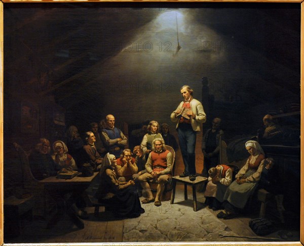 Adolph Tidemand, Low Church Devotion