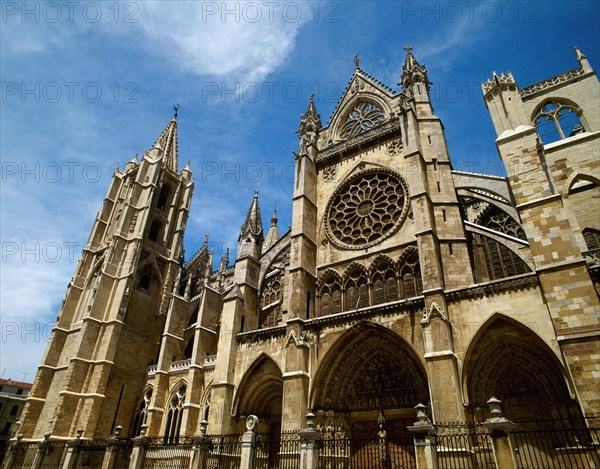 Spain, Castile and Leon, Santa Maria de Leon Cathedral