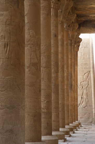 Egypt, Temple of Edfu, Ancient temple dedicated to Horus