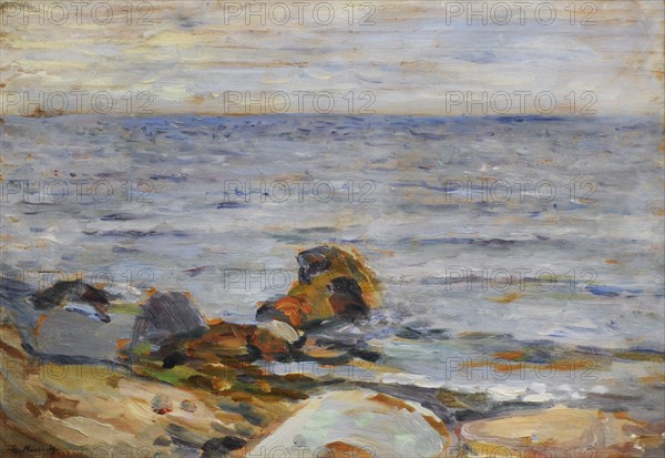 Asgardstrand, 1888-1890, by Edvard Munch