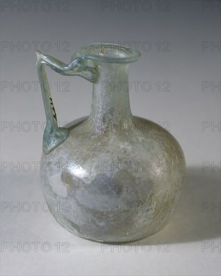 Roman glass jug, 1st century AD. Spain.