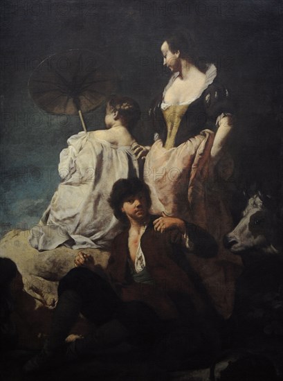 A Walk in the Country, 1741-1745, by Giovanni Battista Piazzetta