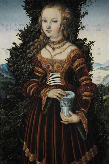 Saint Mary Magdalene, 1525, by Lucas Cranach the Elder