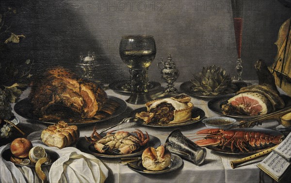 Still Life, 1653, by Pieter Claesz.