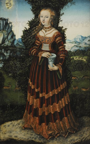 Saint Mary Magdalene, 1525, by Lucas Cranach the Elder