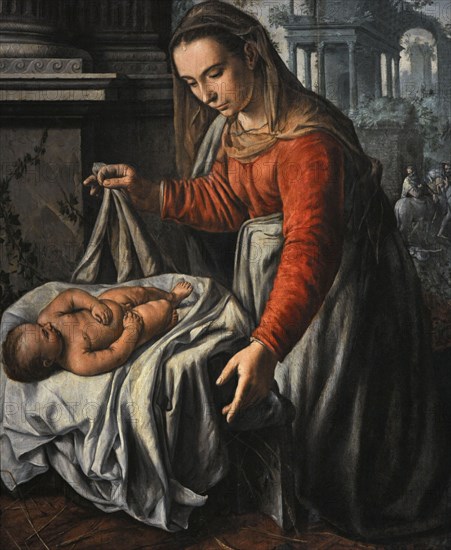 Madonna and Child, ca.1563, by Huybrecht Beuckeleer