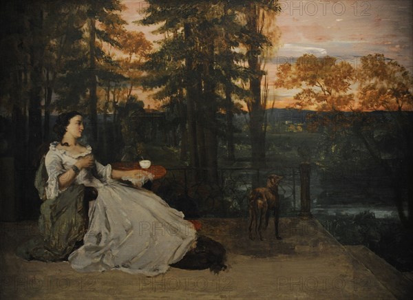 Lady on a Terrace