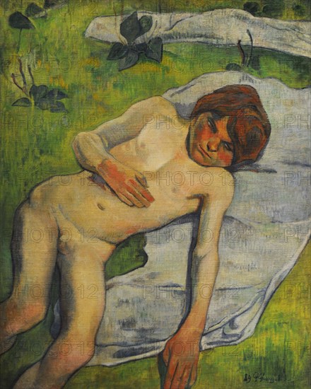 Breton Boy, 1889, by Paul Gauguin