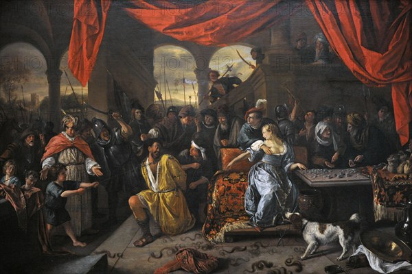 Samson and Delilah, 1660, by Jan Havickszoon Steen