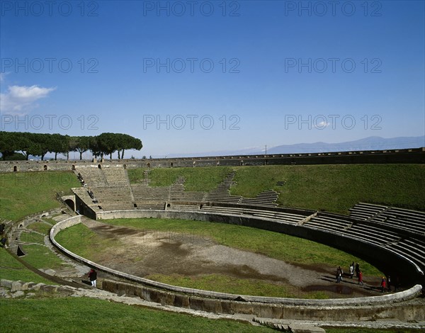 Italy. Pompeii. The Amphitheatre
