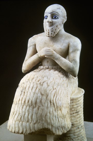 Statue of Ebih-II, superintendent of Mari