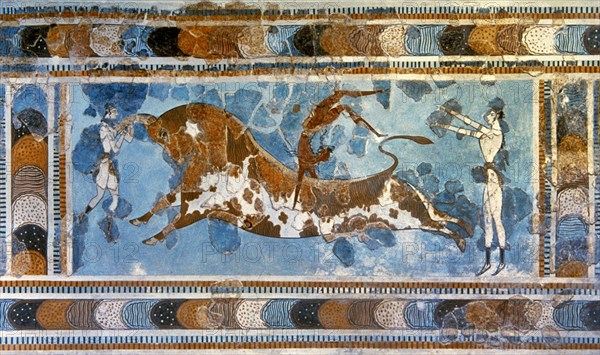 Minoan period. Knossos palace