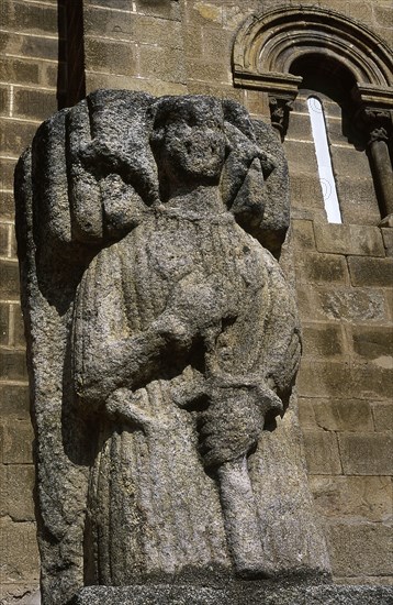 Sculptural lid of the sarcophagus of Garcia Fernandez Barrantes.