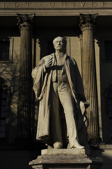Statue of Hermann Von Helmholtz.