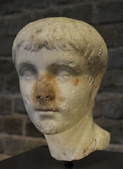 Bust of Roman Emperor Caligula.