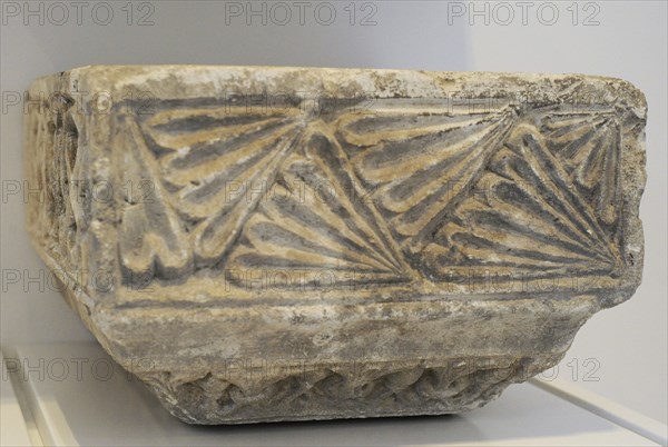 Fragment of a funerary monument from the Basilica of St Severin in Cologne.