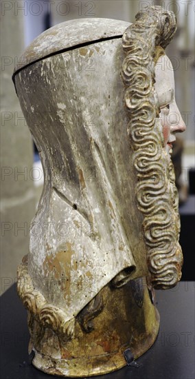 Reliquary bust with a Kruseler veil.
