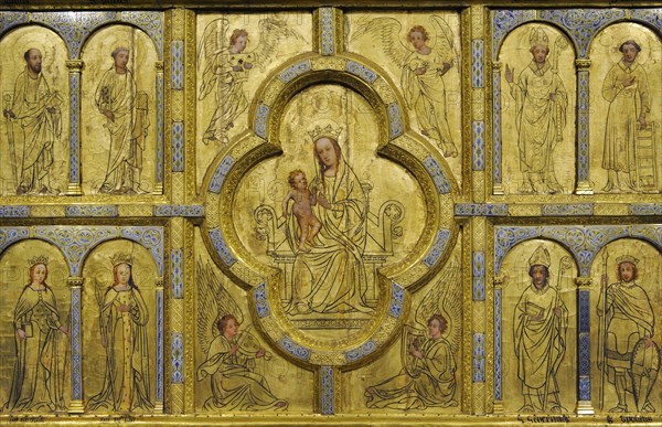 Golden panel from st. Ursula.