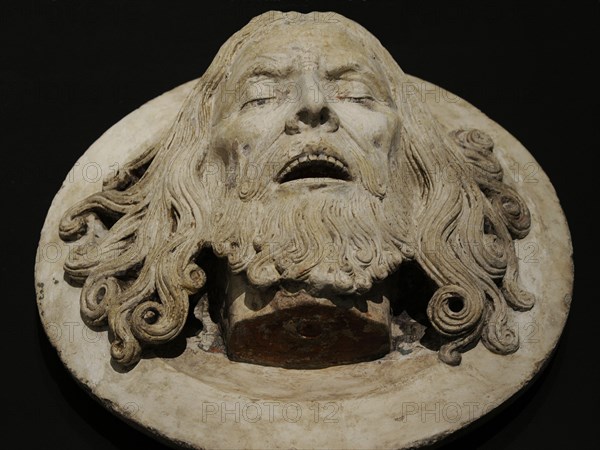 Head of st. John the Baptist on a platter.