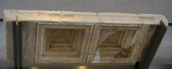 Propylaia. Ceiling panel with coffers.