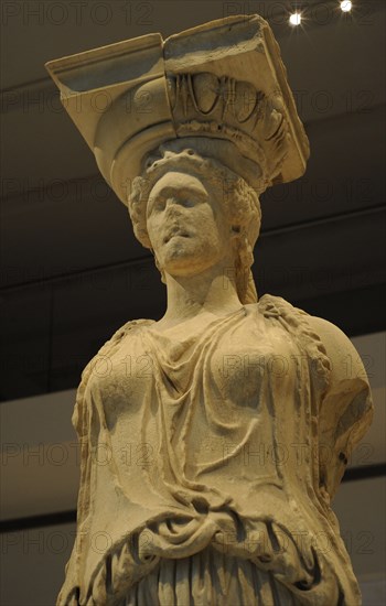 The Caryatid Porch of the Erechtheion.